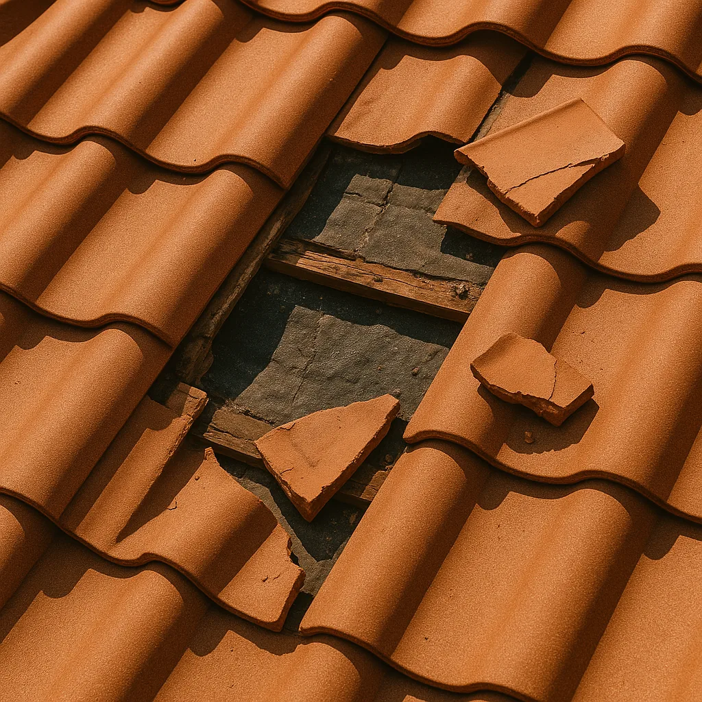 Réparation de toiture. berthelot